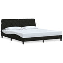 sengeramme uden madras 180x200 cm stof sort