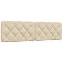 sengeramme uden madras 180x200 cm stof cremefarvet