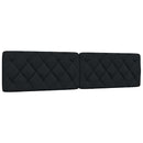 sengeramme uden madras 200x200 cm stof sort