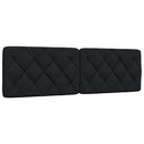 Seng med madras 160x200 cm stof sort