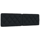 Seng med madras 180x200 cm stof sort