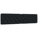 seng med madras 200x200 cm stof sort