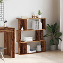 bogskab 80x24x96 cm konstrueret træ antikt træ
