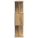 bogskab 80x24x96 cm konstrueret træ kunsteg