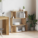 bogskab 80x24x96 cm konstrueret træ kunsteg