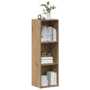 bogskab 36x30x114 cm konstrueret træ kunsteg