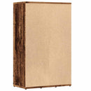 bogskab 50x25x80 cm konstrueret træ antikt træ