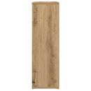 bogskab 50x25x80 cm konstrueret træ kunsteg