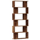 bogskab 80x24x192 cm konstrueret træ antikt træ