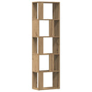 bogskab 45x24x159 cm konstrueret træ kunsteg