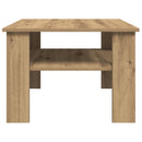 sofabord 60x60x42 cm konstrueret træ kunsteg