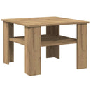 sofabord 60x60x42 cm konstrueret træ kunsteg