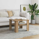 sofabord 60x60x42 cm konstrueret træ kunsteg