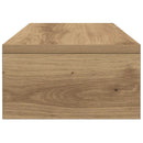 skærmstander 42x24x13 cm konstrueret træ egetræ