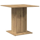 spisebord 80x80x75 cm konstrueret træ kunsteg