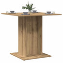 spisebord 80x80x75 cm konstrueret træ kunsteg