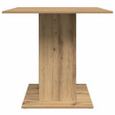 spisebord 80x80x75 cm konstrueret træ kunsteg