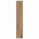 smalle reoler 2 stk. 21x16x93,5 cm konstrueret træ kunsteg