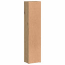 smalle reoler 2 stk. 21x16x93,5 cm konstrueret træ kunsteg