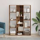 rumdeler/bogreol 100x24x140 cm konstrueret træ gammelt træ