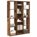 rumdeler/bogreol 100x24x140 cm konstrueret træ gammelt træ
