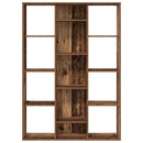 rumdeler/bogreol 100x24x140 cm konstrueret træ gammelt træ