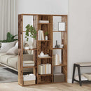 rumdeler/bogreol 100x24x140 cm konstrueret træ gammelt træ