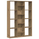 rumdeler/bogreol 100x24x140 cm konstrueret træ artisan eg
