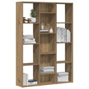 rumdeler/bogreol 100x24x140 cm konstrueret træ artisan eg