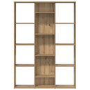 rumdeler/bogreol 100x24x140 cm konstrueret træ artisan eg