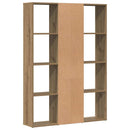 rumdeler/bogreol 100x24x140 cm konstrueret træ artisan eg