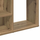 rumdeler/bogreol 100x24x140 cm konstrueret træ artisan eg