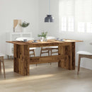 spisebord 180 x 90 x 76 cm spånplade antikt træ