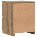 sengebord 30x30x40 cm konstrueret træ kunsteg
