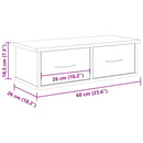 vægskab 60x26x18,5 cm konstrueret træ gammelt træ