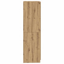 garderobe 90x52x200 cm konstrueret træ kunsteg