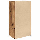 kommode med 6 skuffer 50x34x96 cm konstrueret træ gammelt træ