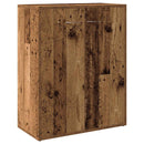 skænk 60x30x75 cm konstrueret træ antikt træ