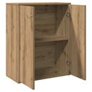 skænk 60x30x75 cm konstrueret træ egetræsfarve