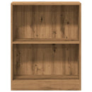 bogreol 60x24x76 cm konstrueret træ egetræsfarve