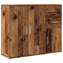 skænk 91x29,5x75 cm konstrueret træ antikt trælook