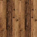 skoskab 60x35x84 cm konstrueret træ antikt trælook