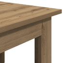 sofabord 100x60x42 cm konstrueret træ kunsteg