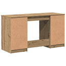 skrivebord 140x50x77 cm konstrueret træ kunsteg
