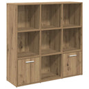 bogskab 98x29x97,5 cm konstrueret træ kunsteg