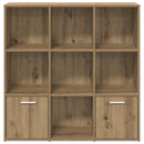 bogskab 98x29x97,5 cm konstrueret træ kunsteg