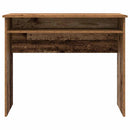 skrivebord 90x50x74 cm konstrueret træ antikt trælook