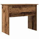 skrivebord 90x50x74 cm konstrueret træ antikt trælook