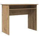 skrivebord 90x50x74 cm konstrueret træ kunsteg