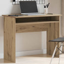 skrivebord 90x50x74 cm konstrueret træ kunsteg